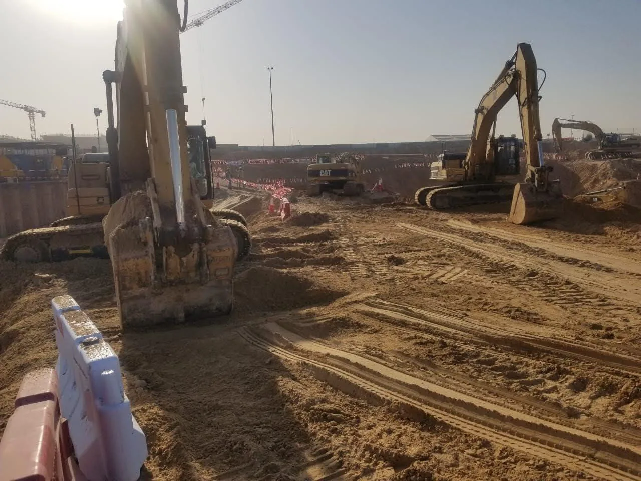 Civil excavation works